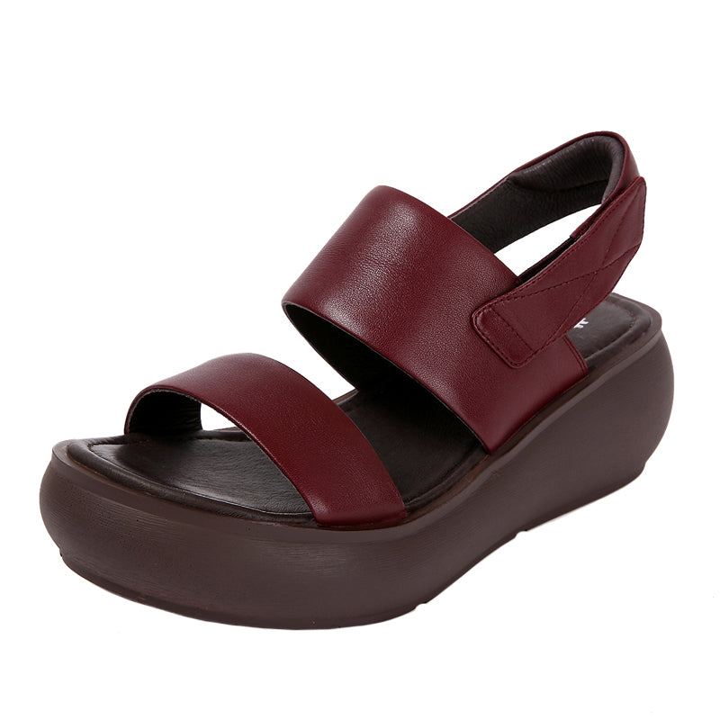 Kesäiset Slingback Retro Wedge-sandaalit