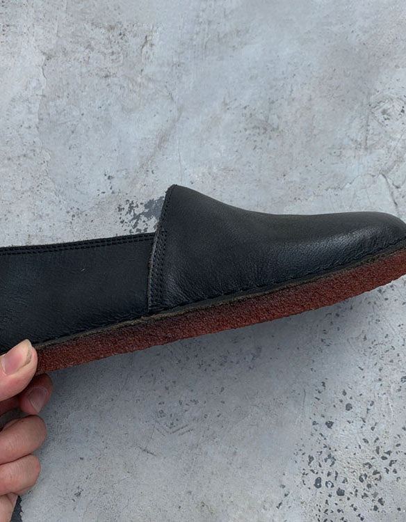 Slip-on Käsintehdyt Nahkaiset Retrotasot Miehille