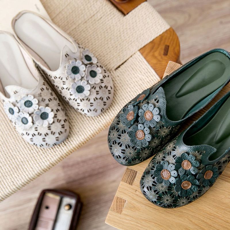 Summer Vintage Flowers Mukavat Tossut 35-41