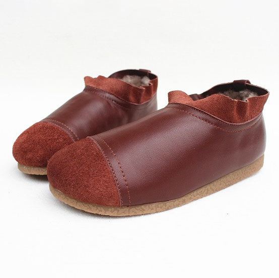 Talvivillaiset Paksut Retro-puuvillasaappaat | Lahjakengät |35-41