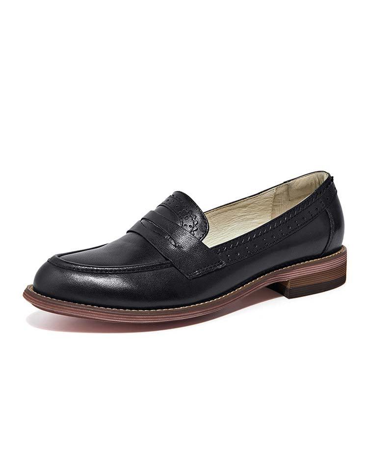 Brittityyliset Vintage Oxfords-loaferit Naisille