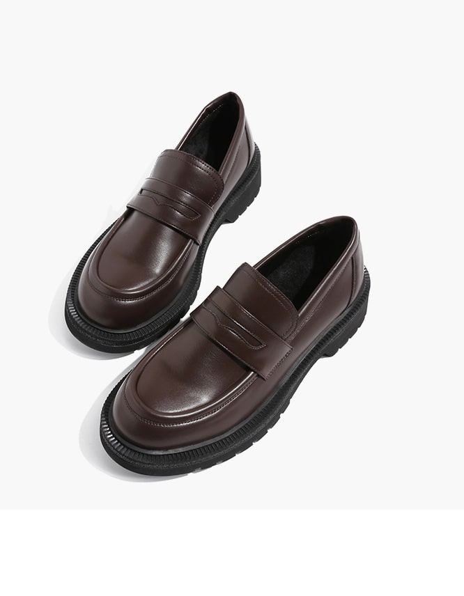 Naisten Klassiset Vintage-loaferit Musta