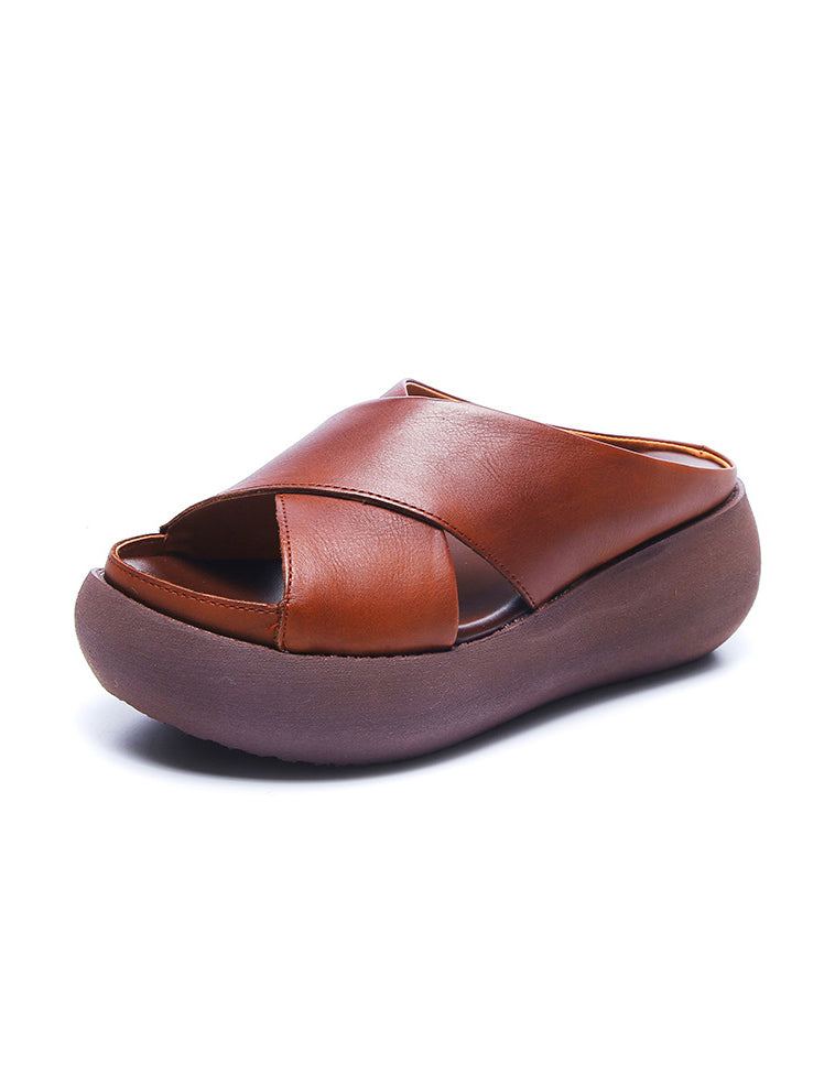 Summer Cross Strap Wedge-tossut