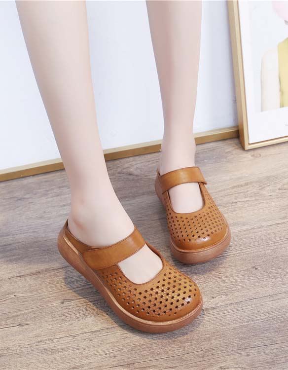 Summer Hollow Velcro Wedge Tohveli