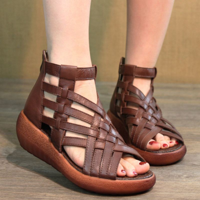 Summer Vintage Wedge-kudotut Sandaalit