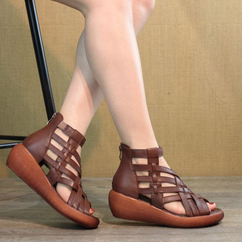 Summer Vintage Wedge-kudotut Sandaalit