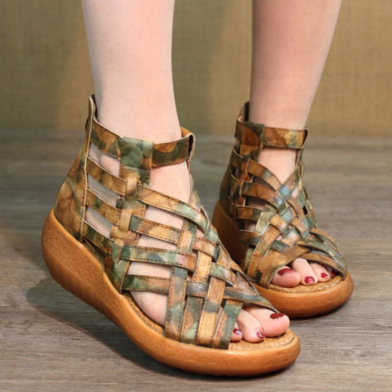 Summer Vintage Wedge-kudotut Sandaalit