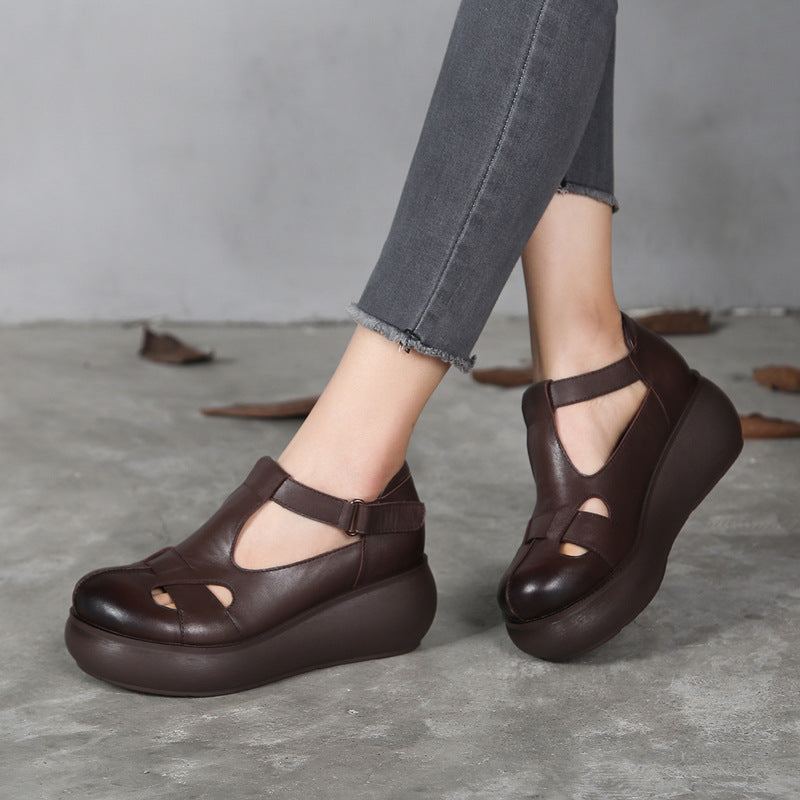 Summer Wedge-naiset Retrosandaalit