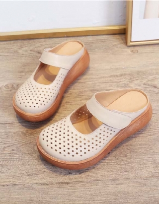 Summer Hollow Velcro Wedge Tohveli